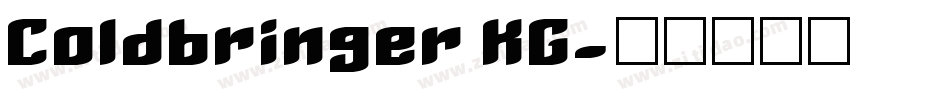 Coldbringer KG字体转换